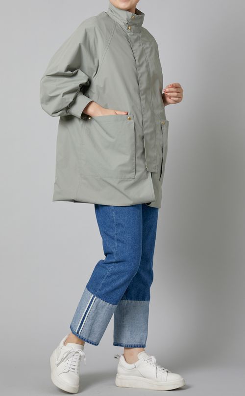 2wayスタンドネックコート