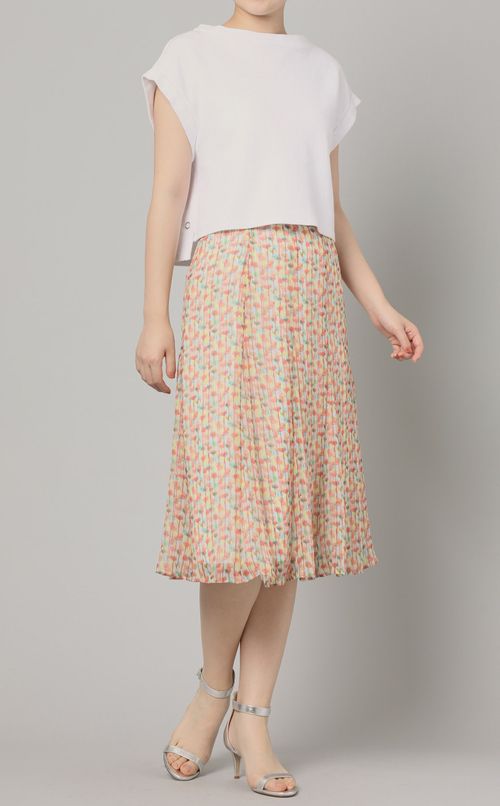 マルチプリントサーキュラースカート