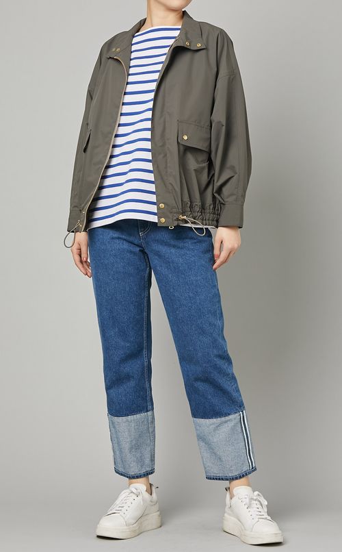 スタンドネックジップブルゾン