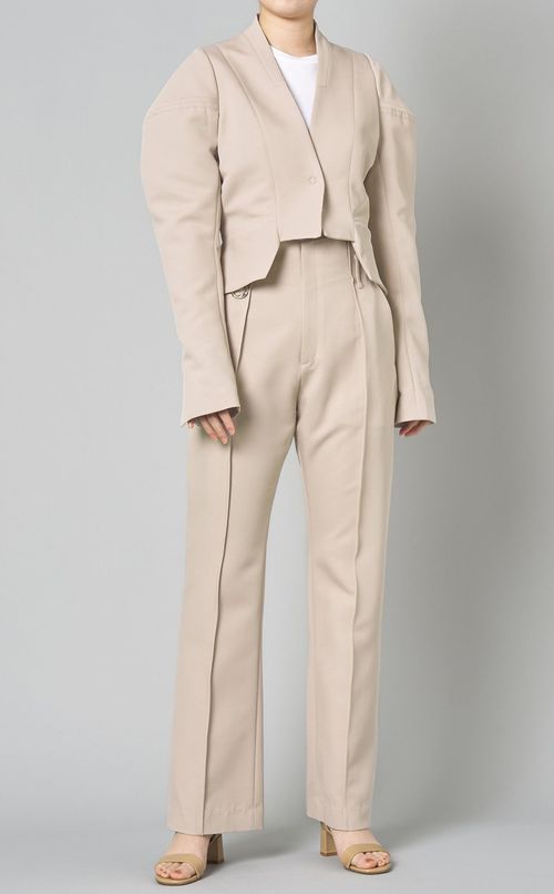 センターシームハイウエストパンツ