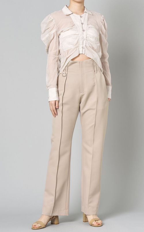 センターシームハイウエストパンツ