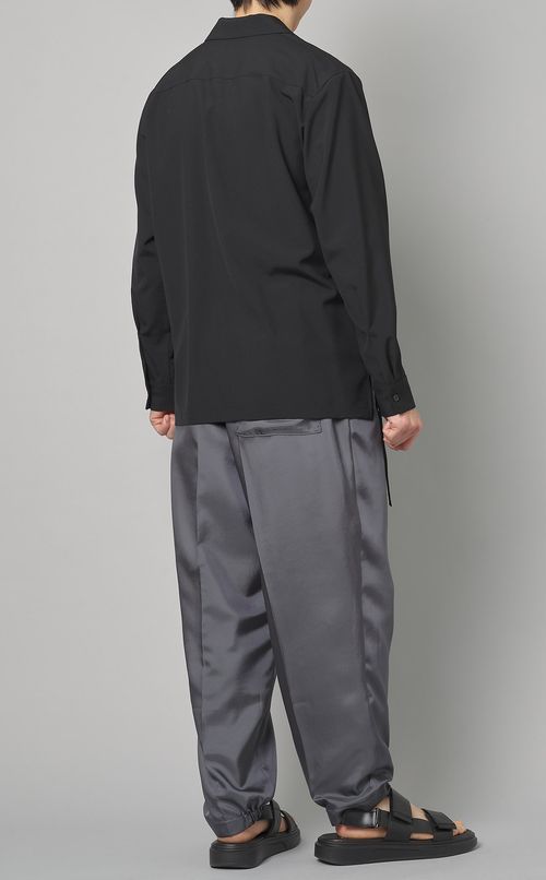 ベルテッドロングスリーブシャツ