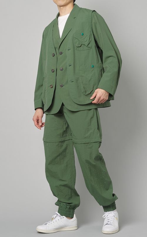 ナイロンラペルジャケット