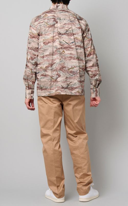 シャークプリントオープンシャツ