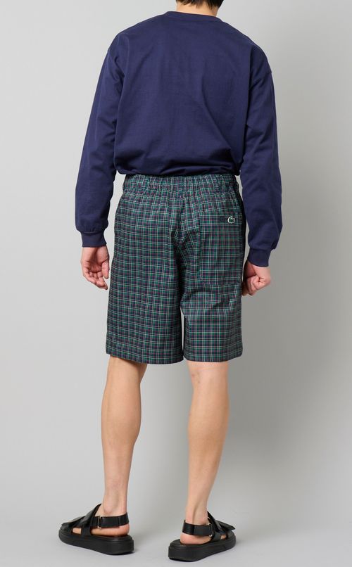 チェックショーツ