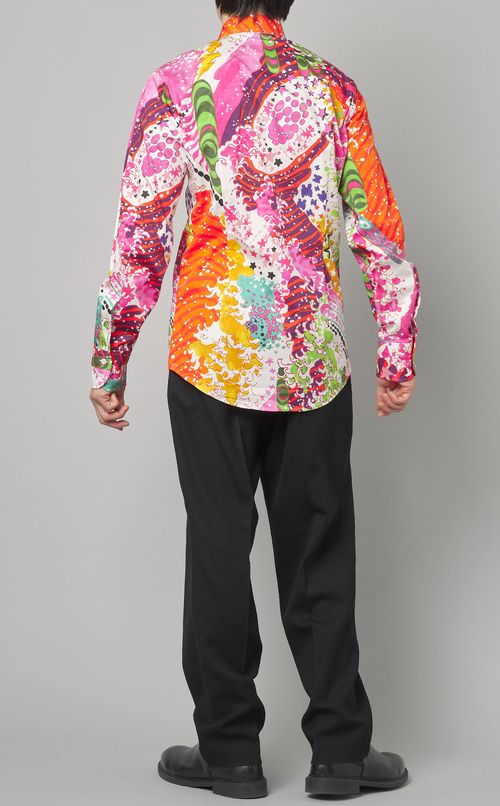 サイケデリックロングスリーブシャツ
