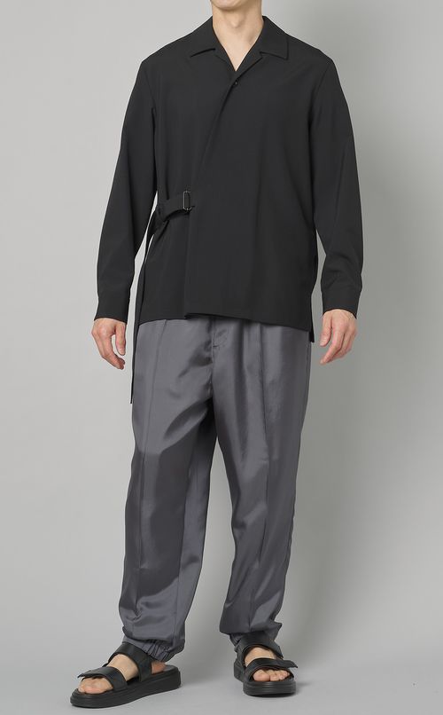 ベルテッドロングスリーブシャツ