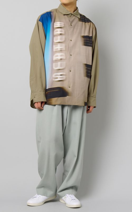 フェザースムースプリントシャツ