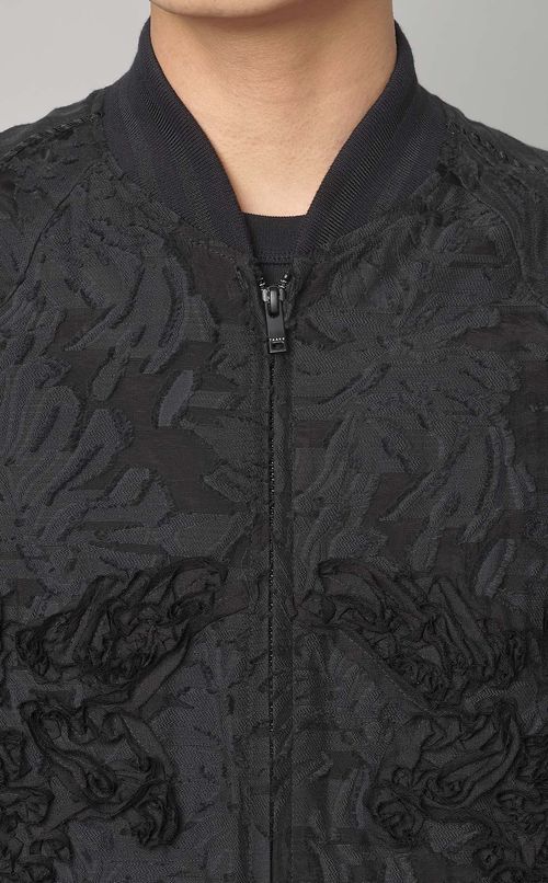 カットジャカードブルゾン