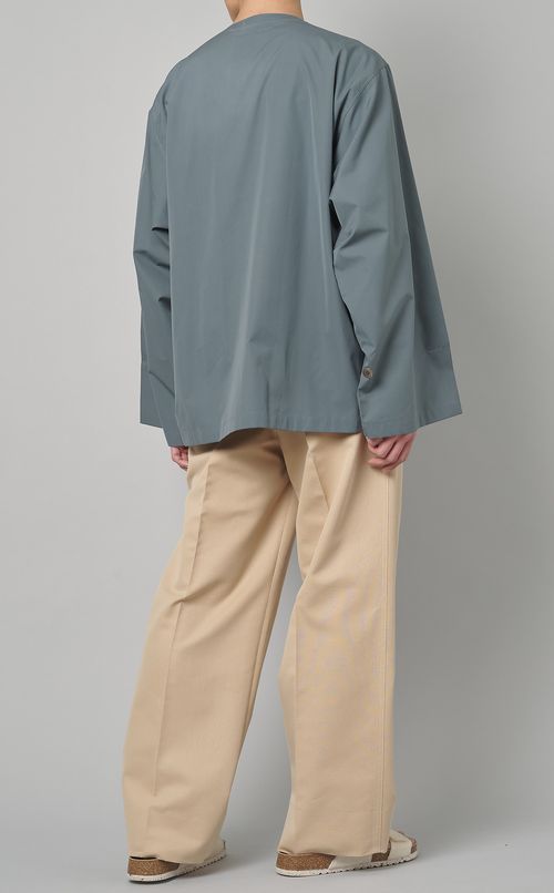 ワイドスリーブプルオーバーシャツ