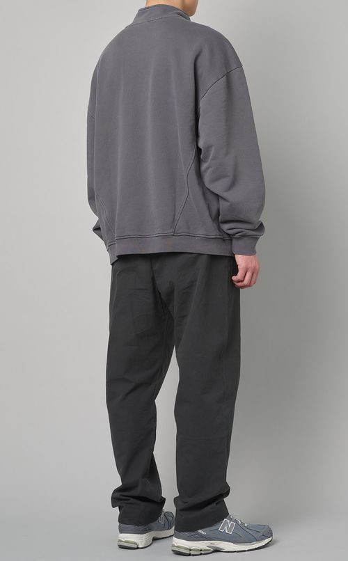 コットンフリースジッププルオーバー