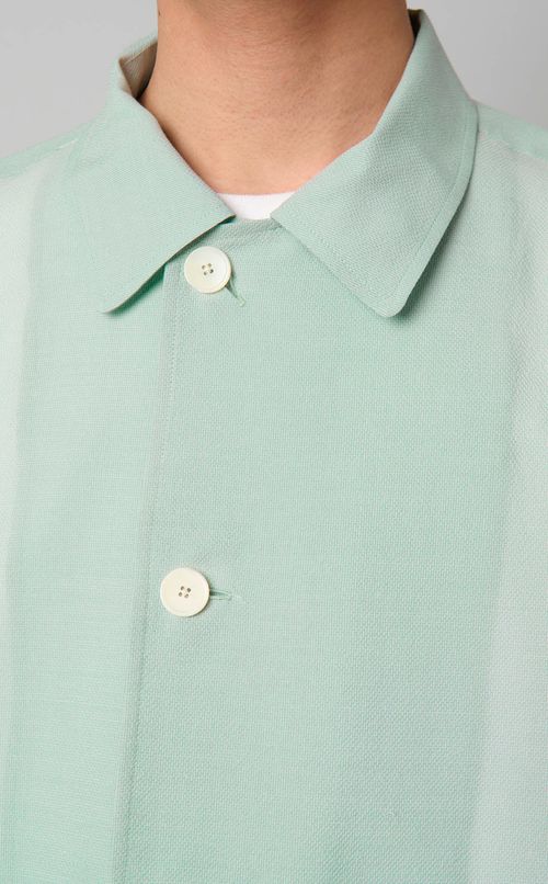 マイクロチェックシャツジャケット