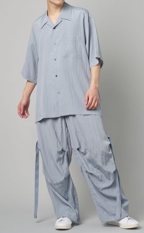 ビスコースワッシャーパラシュートパンツ