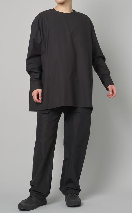 プルオーバークルーネックシャツ