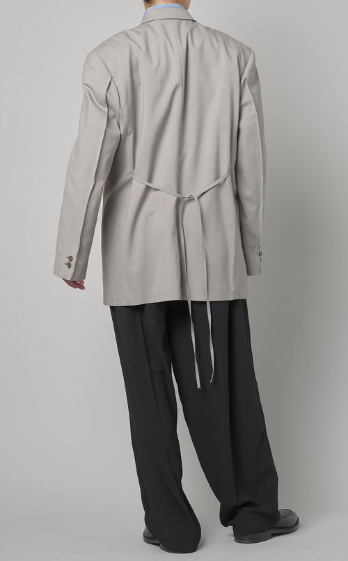 ウールトロピカルテーラードジャケット