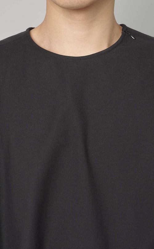 プルオーバークルーネックシャツ