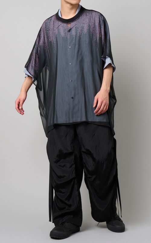 ビスコースショートスリーブシャツ