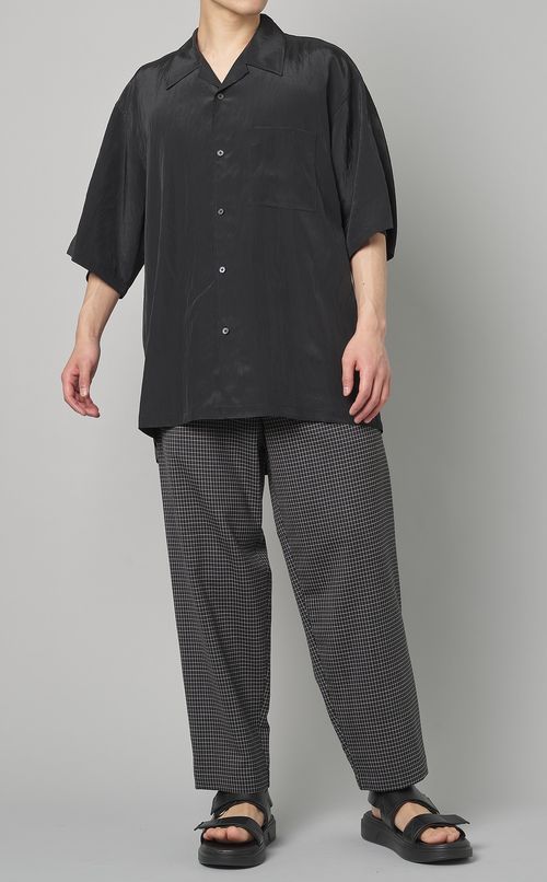 ビスコースショートスリーブシャツ