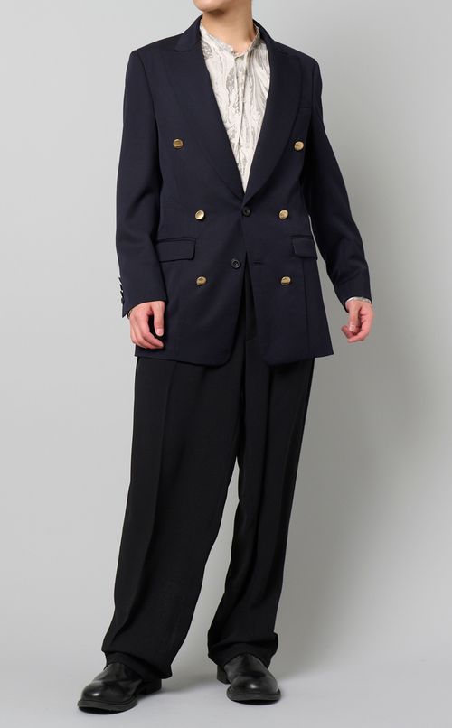 ダブルボタンデザインジャケット