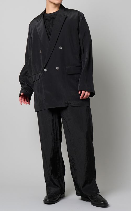 ビスコースワッシャーイージーパンツ