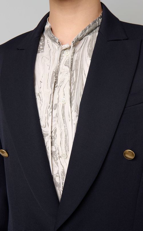 ダブルボタンデザインジャケット