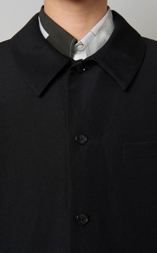 ラウンドカラージャケット