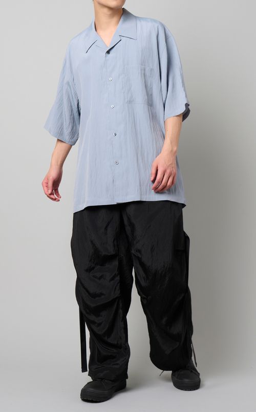 ビスコースワッシャーパラシュートパンツ