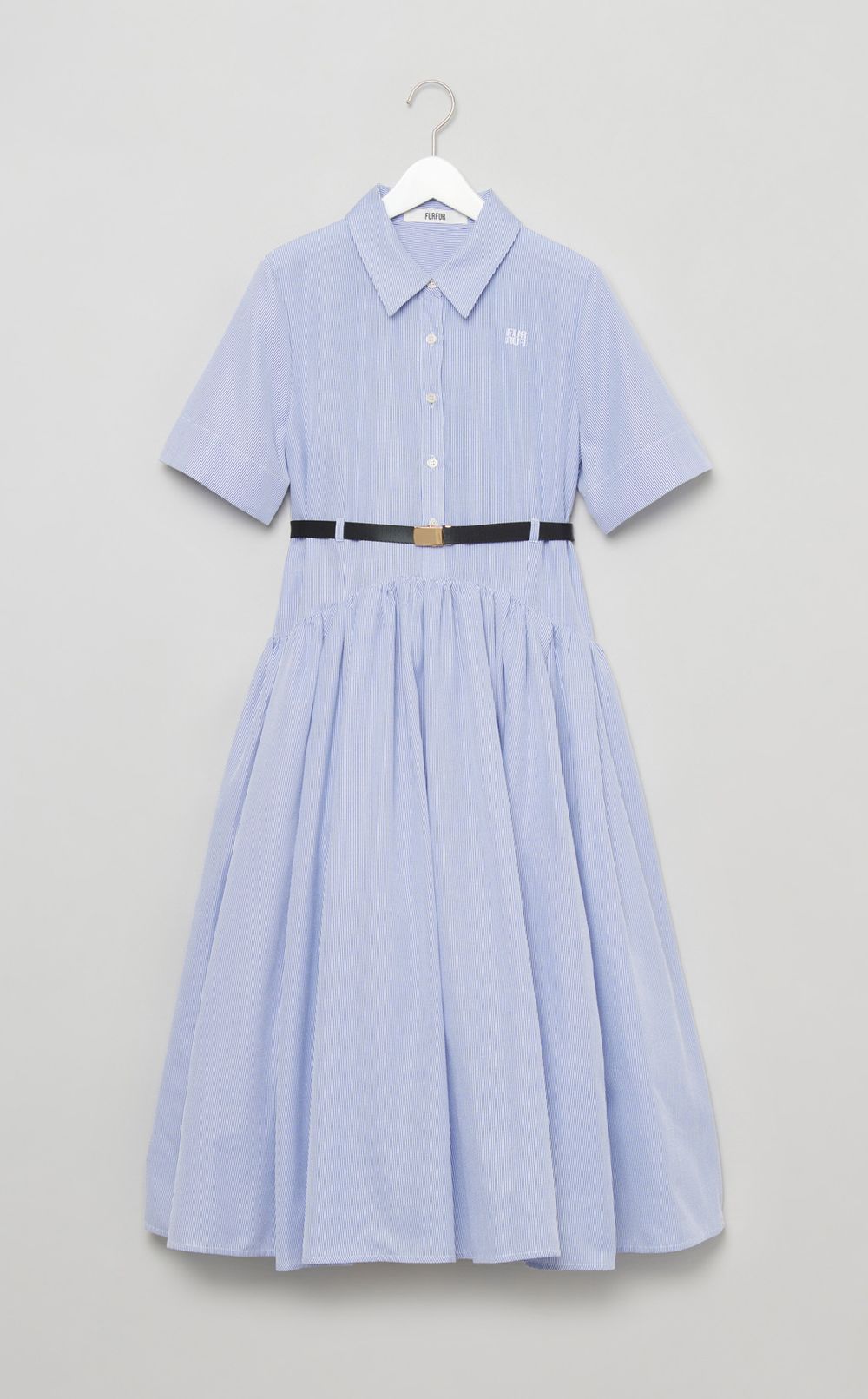 ベルト付きワンピース