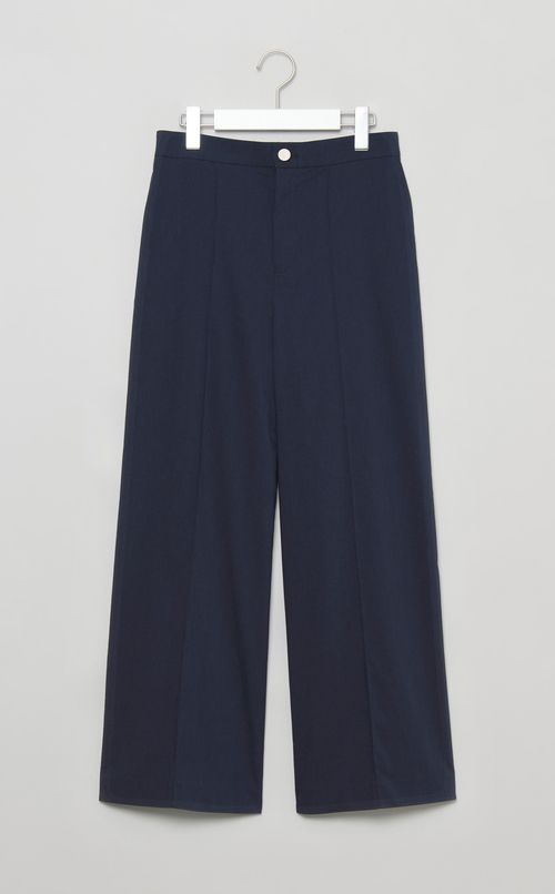 シャンブレーワイドデニム