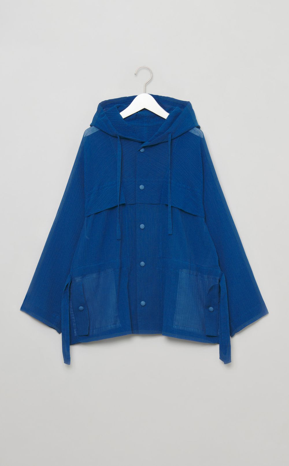 オーバーサイズシアーフーディブルゾン