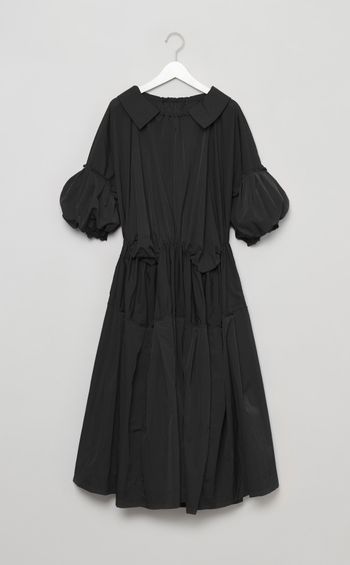 ナイロンタフタギャザーワンピース