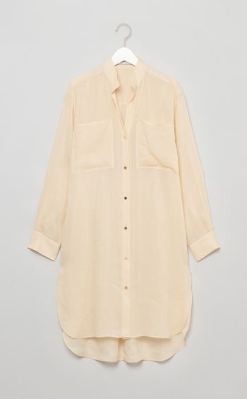 オーバーサイズロングシャツ