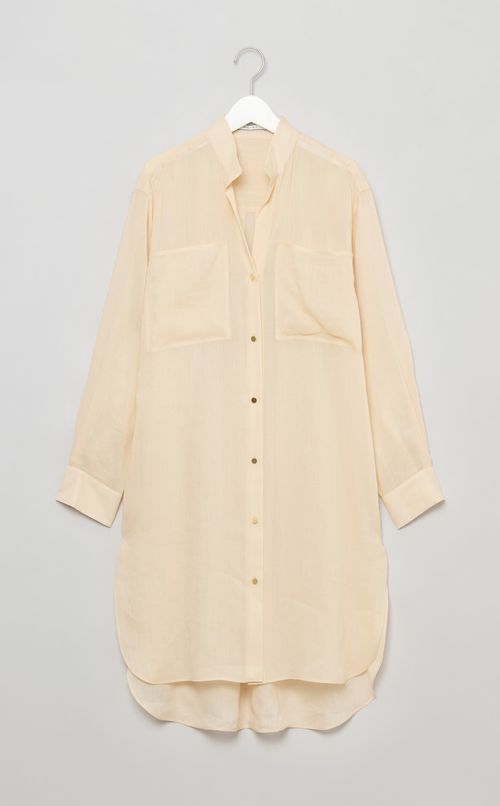 オーバーサイズロングシャツ