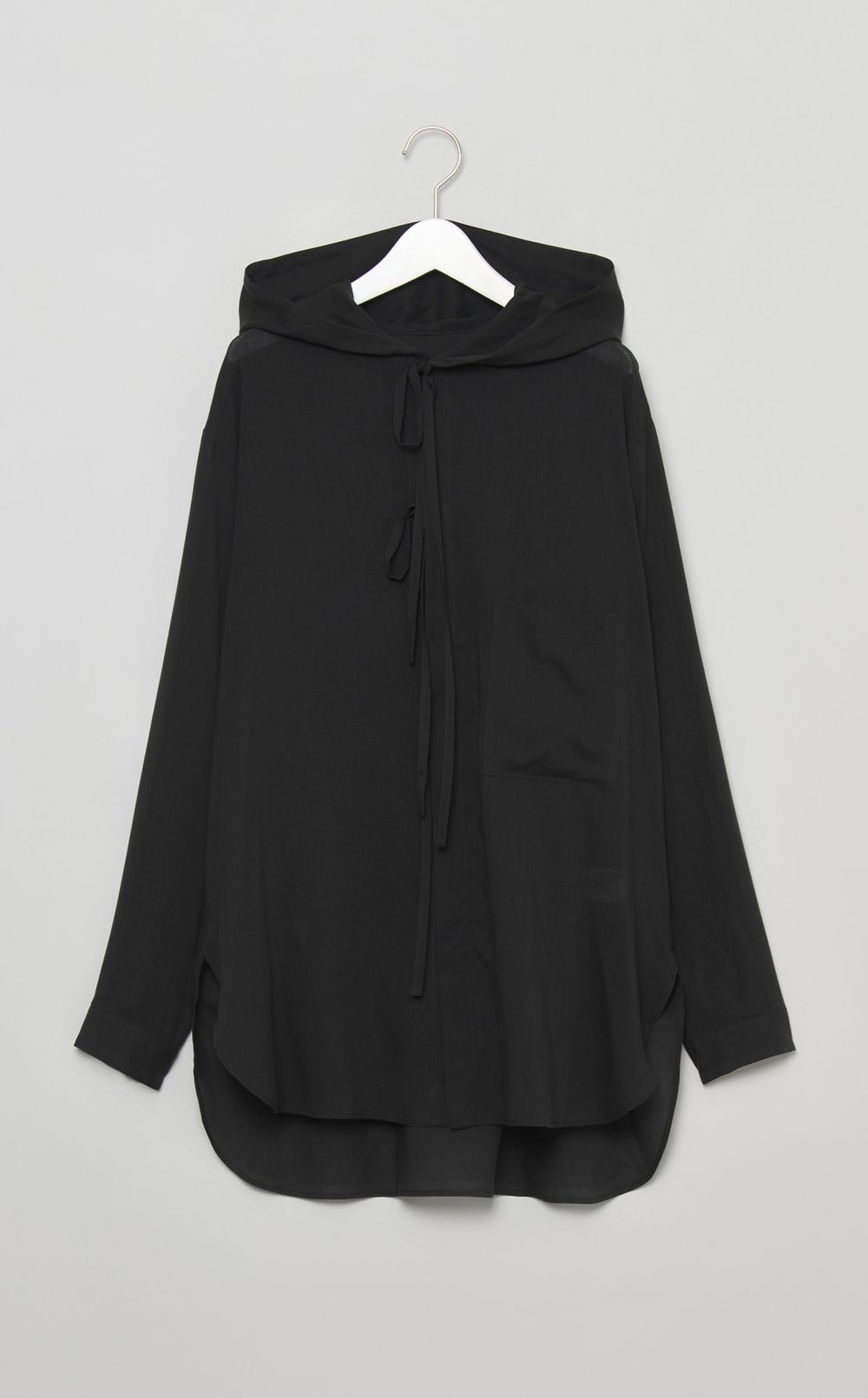 オーバーサイズフーディーブラウス