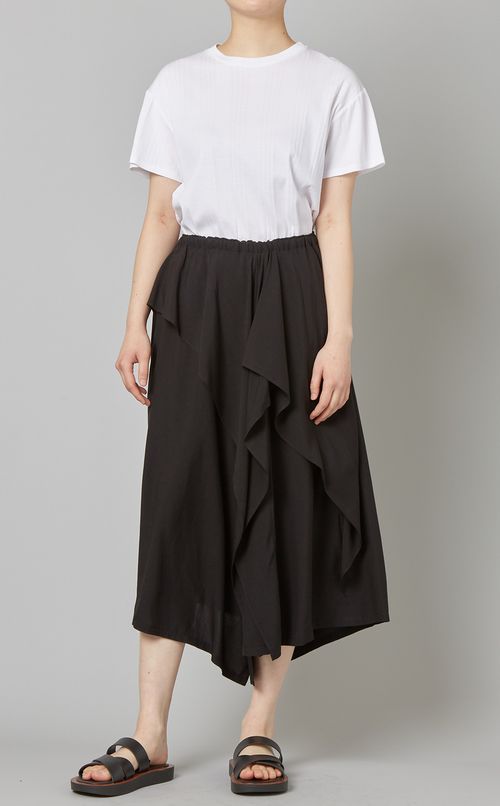 アシンメトリーフリルパンツ