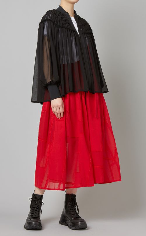 シアーギャザーブルゾン