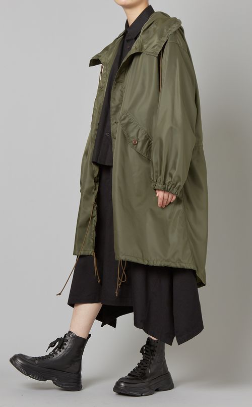 ナイロンモッズコート