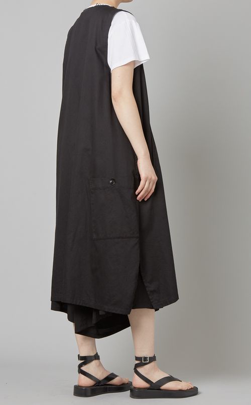 クルーネックポケットワンピース