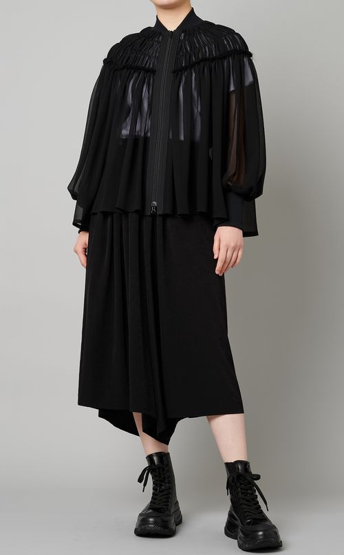 シアーギャザーブルゾン