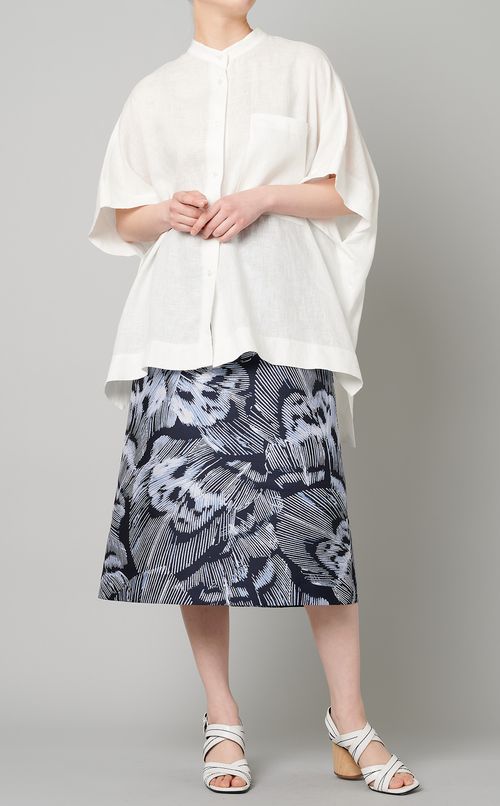 リネンビッグシルエットシャツ