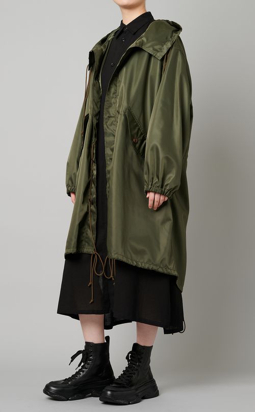 ビッグシャツワンピース