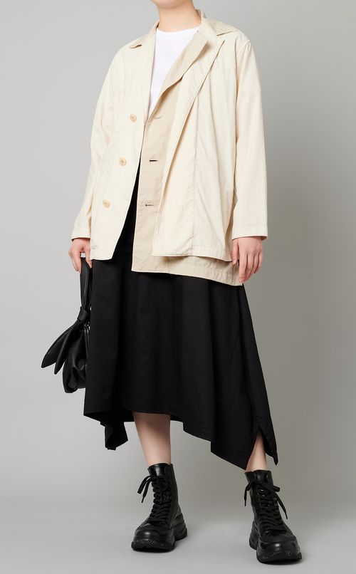 フロントレイヤードジャケット