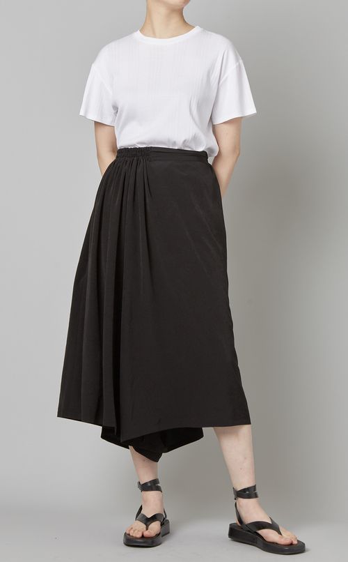 ギャザーワイドパンツ