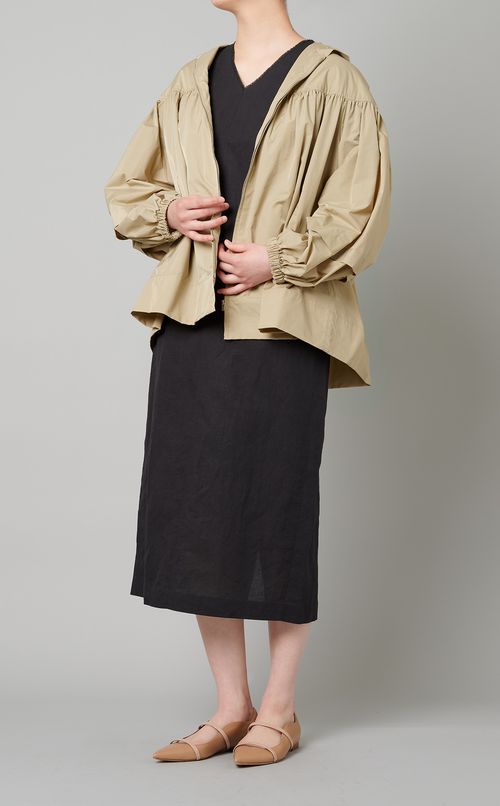 ライトタフタギャザーコート