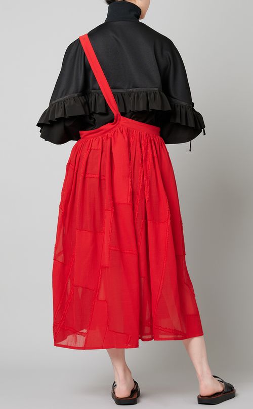 ワンショルダーギャザースカート