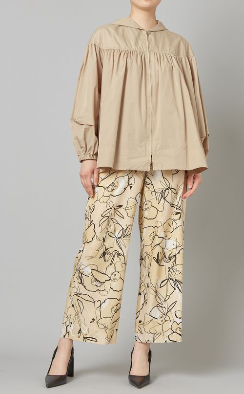 ライトタフタギャザーコート