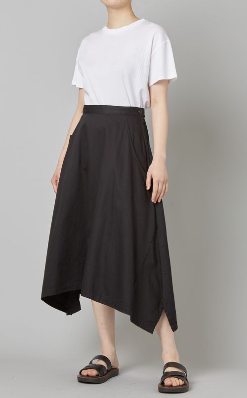 コットンフレアースカート