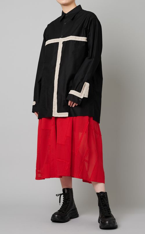 テープフラップシャツ