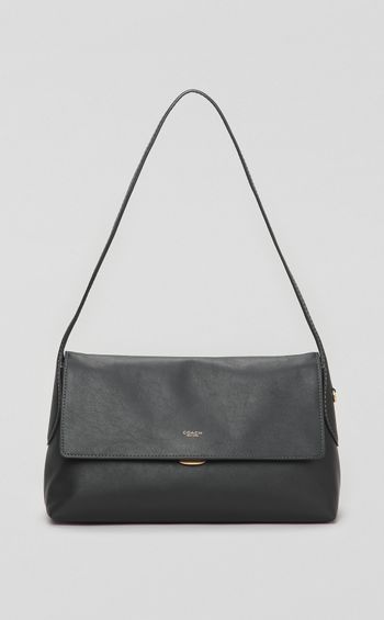 チェルシーレザーミディショルダーバッグ