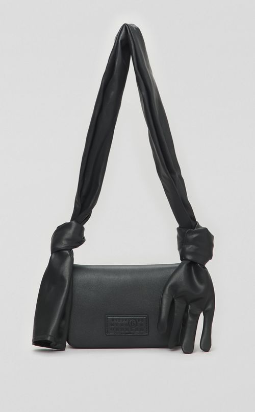 グローブストラップレザーミニバッグ